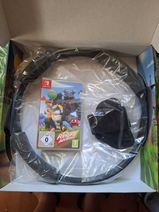 Ring Fit Adventure - Nintendo Switch, joc original, complet cu Ring-Con si Leg Strap