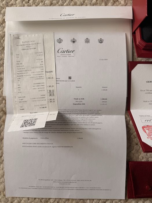 Cartier Love Ring Small