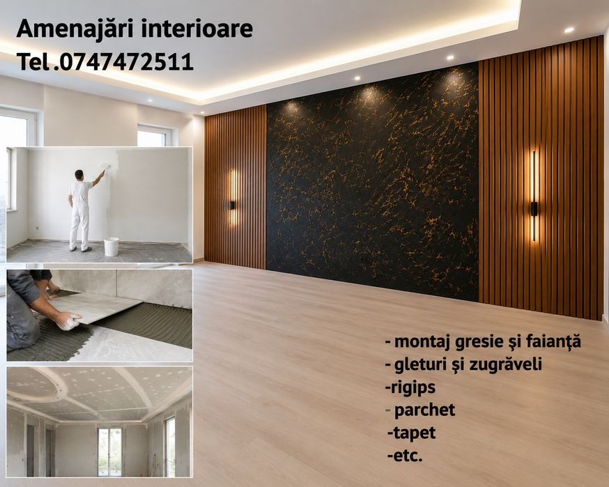 Renovari și amenajări interioare