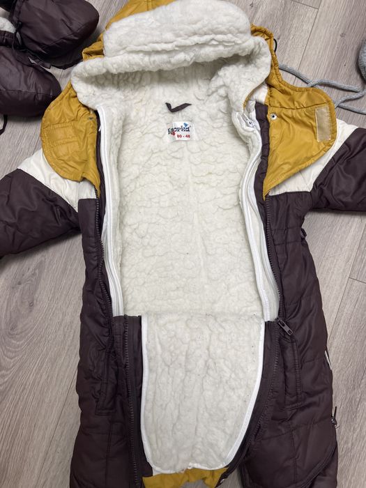 комбинезон трансформер на овчине