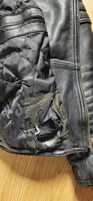 Geaca piele protectiva Sanmaru motocicleta