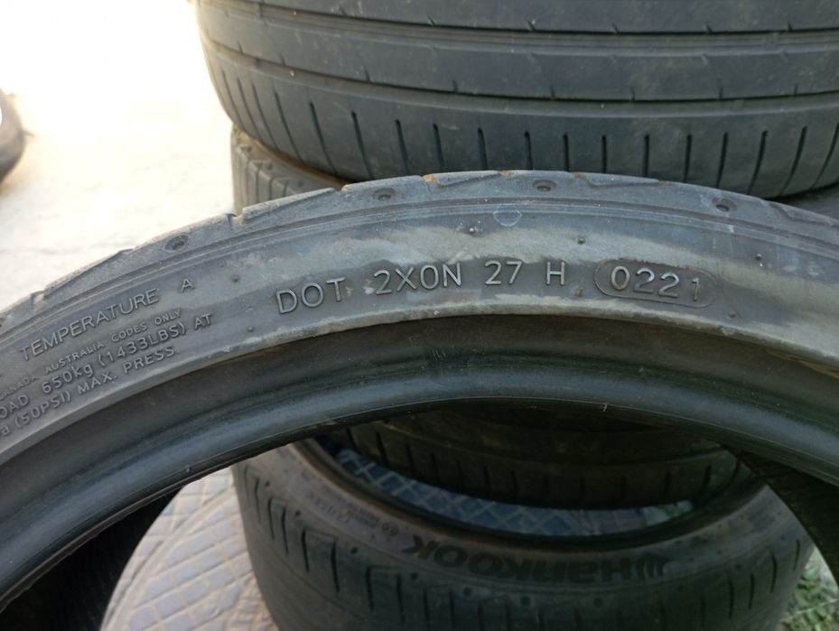 4×anvelope vară 245/35ZR19 93Y AO Dot0221 Hankook Ventus S1 evo2