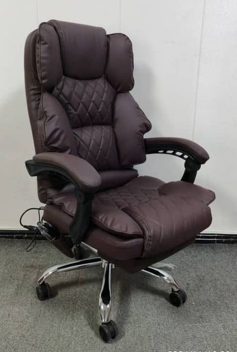 Scaun birou profesional Visoli, functie masaj, cu suport picioare