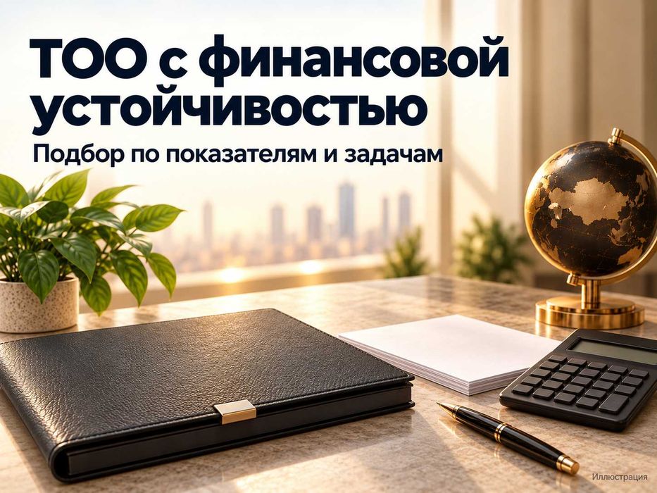 Продам ТОО с финансовой устойчивостью