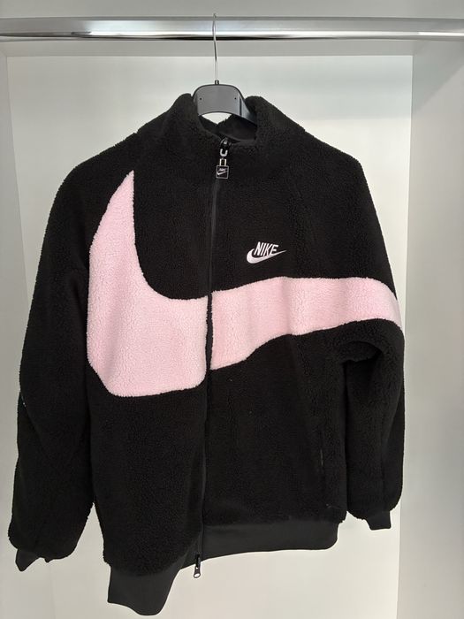 Geaca Nike Fleece S Negru Roz