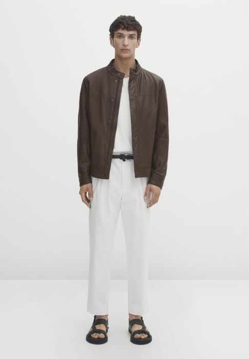 Geaca Massimo Dutti din piele