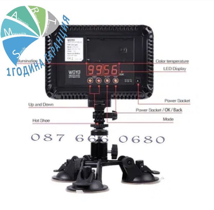 Рефлекторен шаблон лампа led пдр PDR ваккум обратен чук лампа стойка