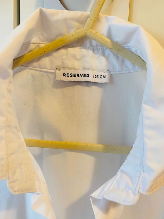 Camasa alba fetite 116 cm