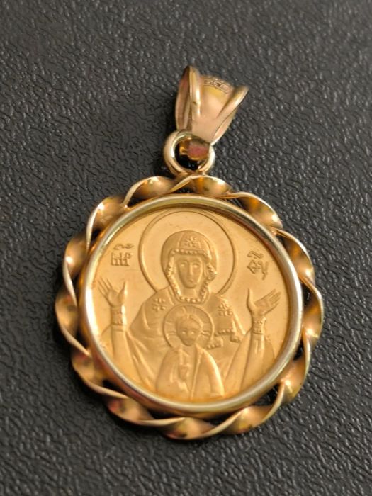 20 златни лева Света Богородица и Младенеца