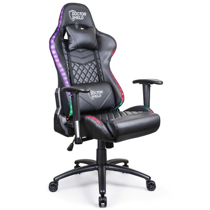 Scaun Gaming Profesional Dr.Shield Solar X, Iluminare RGB