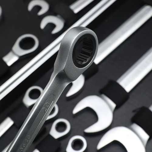 Звездогаечни тресчотчни ключове Stahlmayer 6-32mm в куфар 22ч.