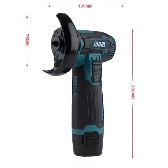 Безчетков ъглошлайф 12V - прецизно рязане и шлайфане