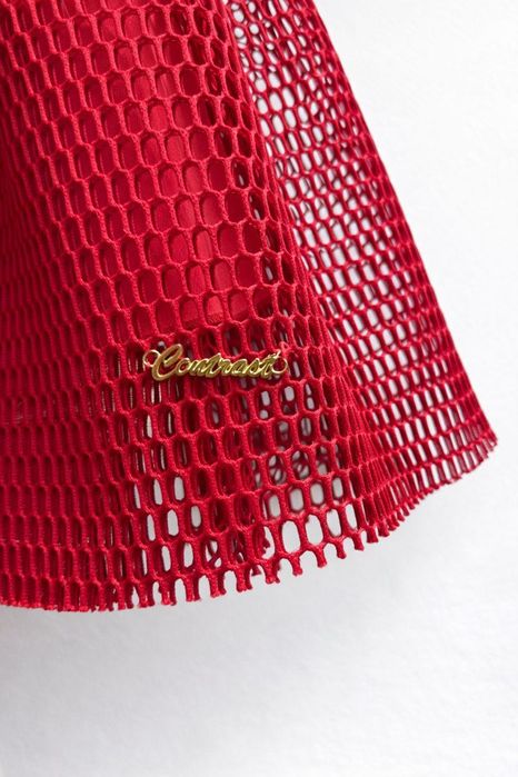 Детска червена рокля