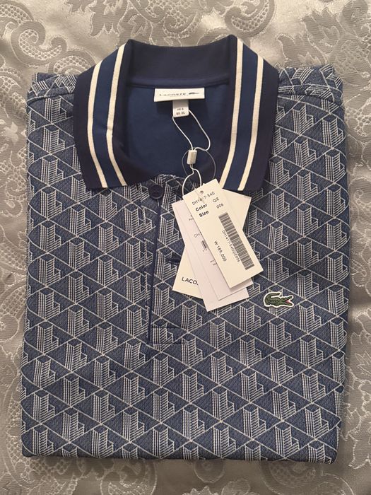 Поло монограмма Лакосте