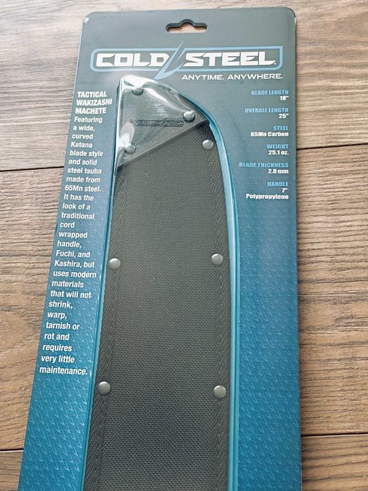 Cold Steel Tactical Wakizashi Machete CS-97TKLZ Мачете