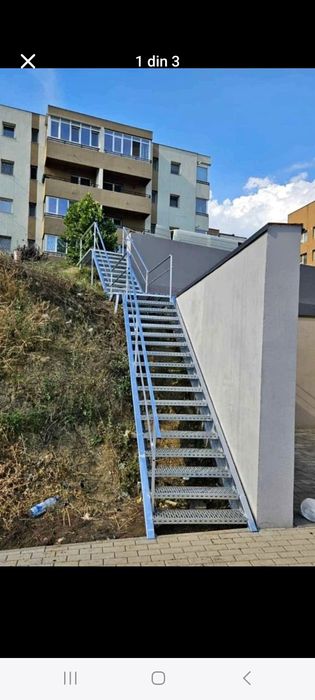 Scari zincate pe comanda