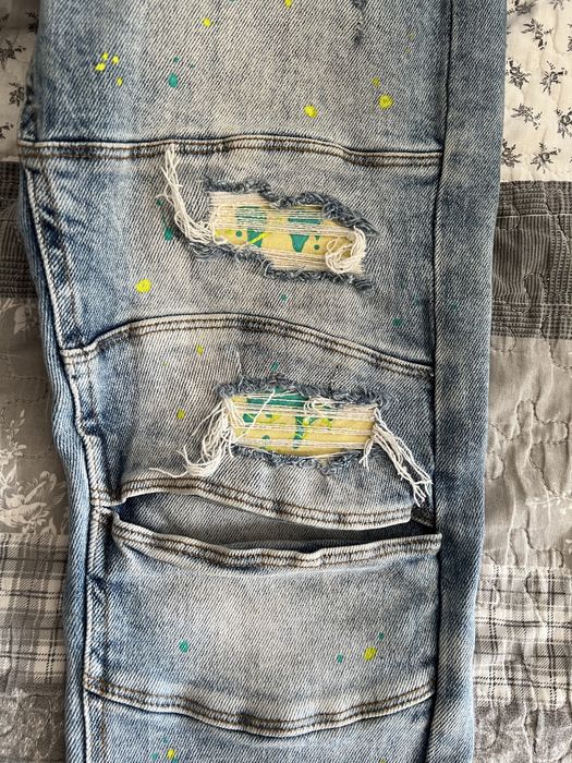 Blugi albaștri custom