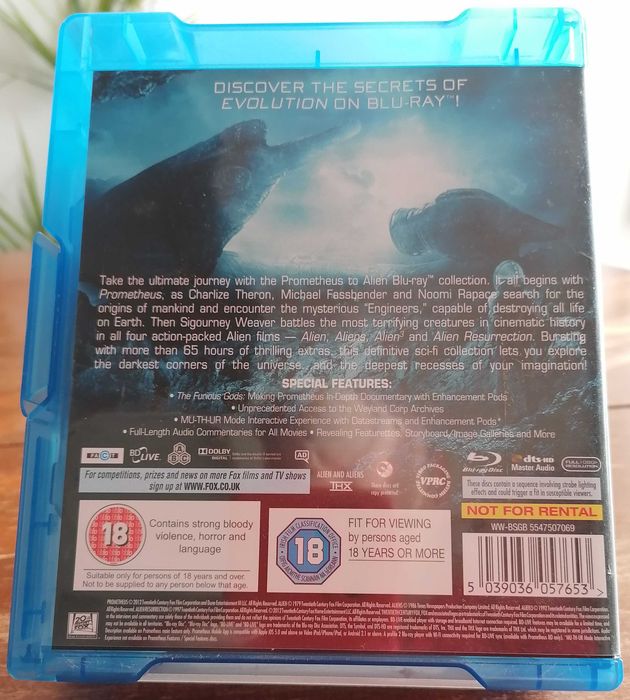 Prometheus to Alien : The Evolution [Blu ray Boxset] (8 discs)