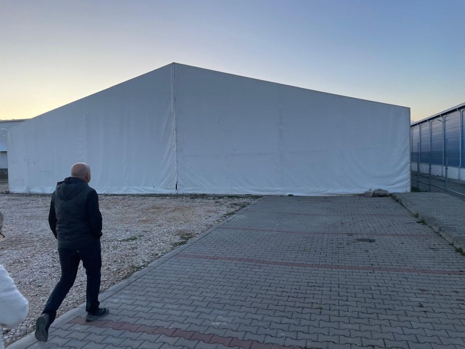 Cort industrial profesional hala  20X15M depozitare cort eveniment
