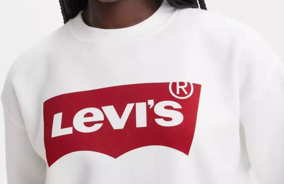 Levi’s sweatshirt дебела блуза с дълъг ръкав и етикет