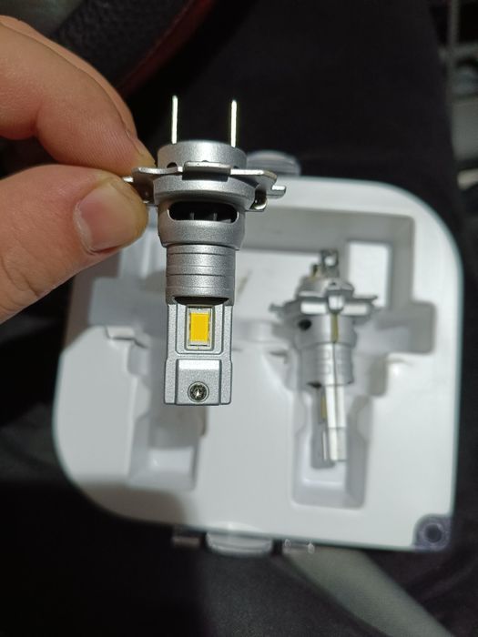 Жёлтые led лампы H7