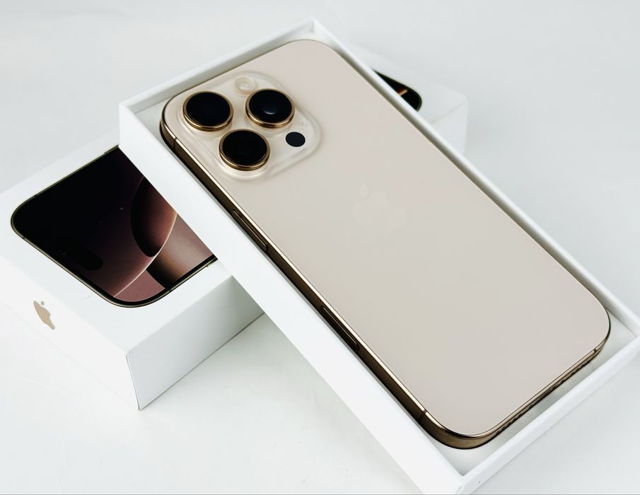 Apple iPhone 16 Pro 128GB Desert Перфектен! Гаранция!