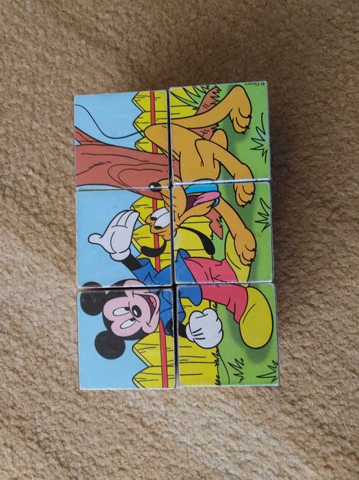 Игра с картони и кубченца (с 6 картинки) на Мики Маус - Обща цена