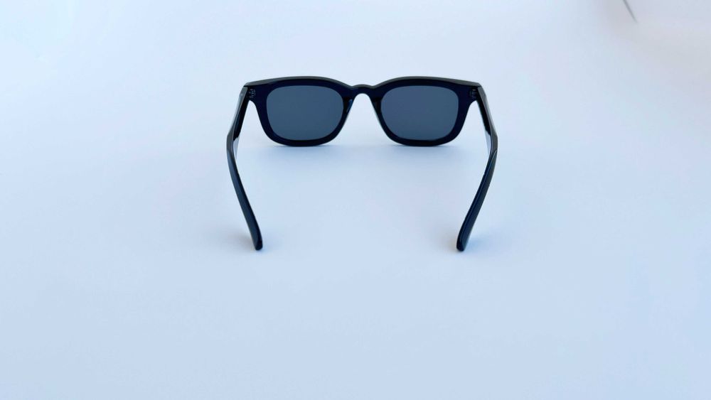 Ochelari de soare Moscot Klutz Style - Ochelari Dreptunghiulari Negri