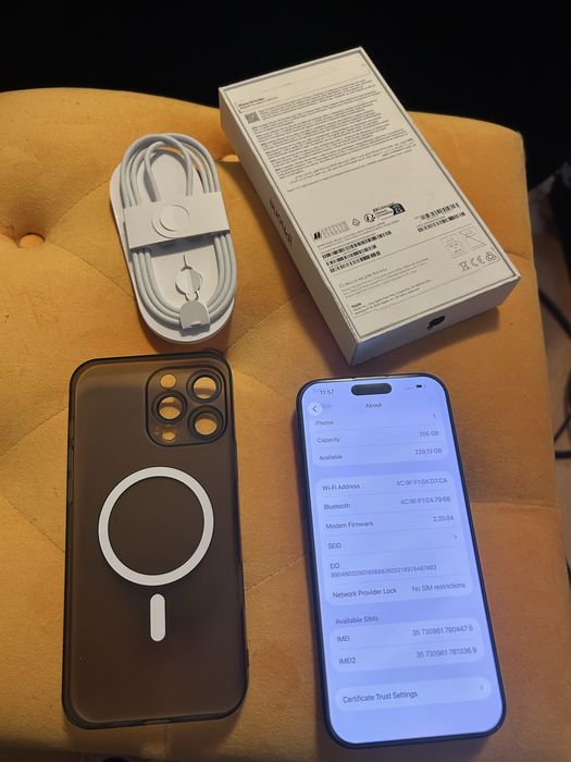 Vând /schimb Iphone 16 pro max cu 100% baterie  17 pro max