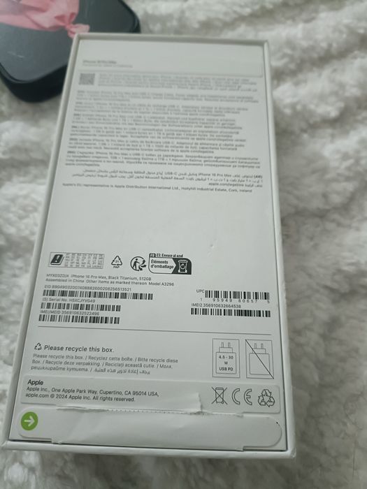 iPhone 16 pro max 512, impecabil!