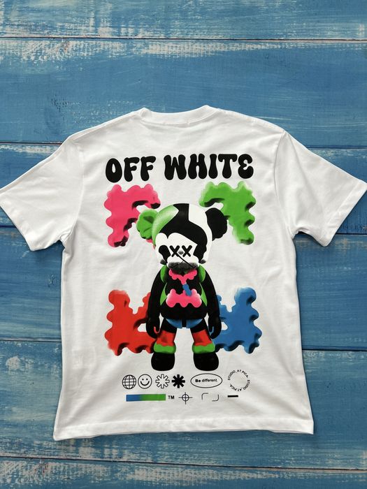 Tricou Off White model nou premium s-xxl disponibil si pe negru