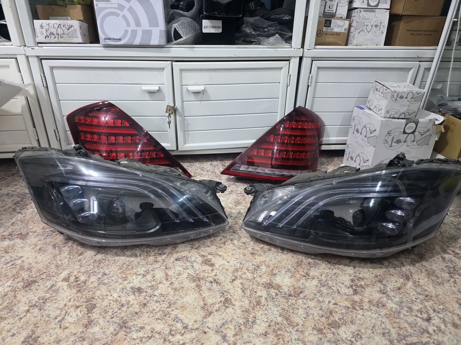 Фары фара перед Мерседес W221 рестайлинг