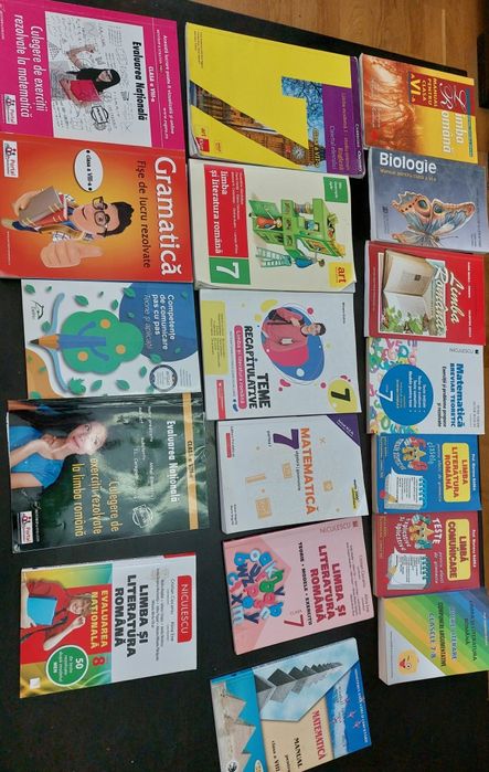 Vând culegeri, auxiliare și manuale utile- ciclul primar și gimnazial