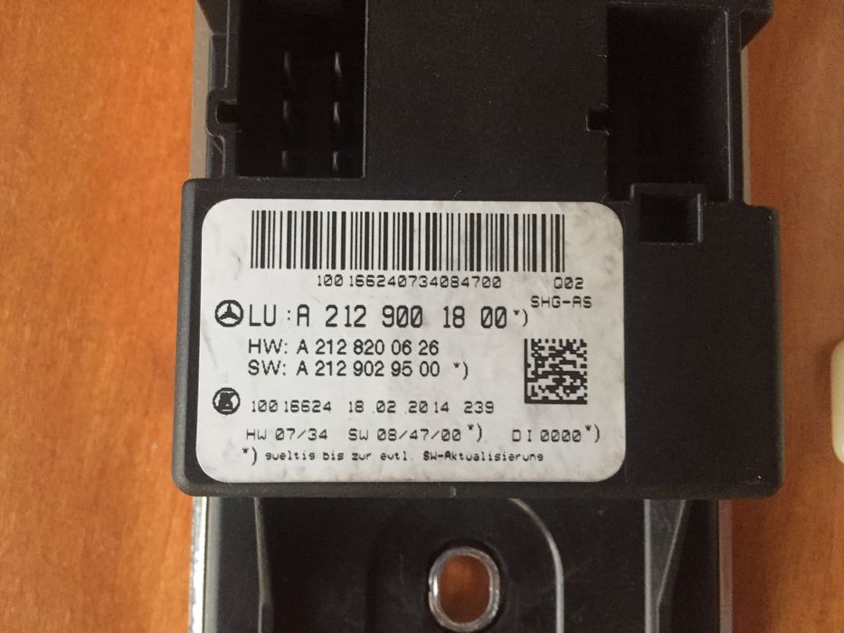 Мерцедес Keyless Go Ignition Control Модул и подгрев седалки модул