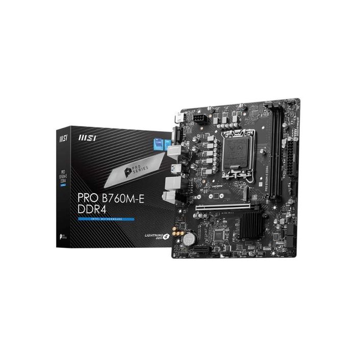 Материнская плата MSI / PRO B760M-E / B760 / LGA1700 / DDR4
