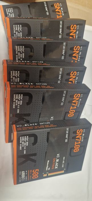 SSD WD 500GB/Samsung 1 TB/Kingston 480gb/1TB