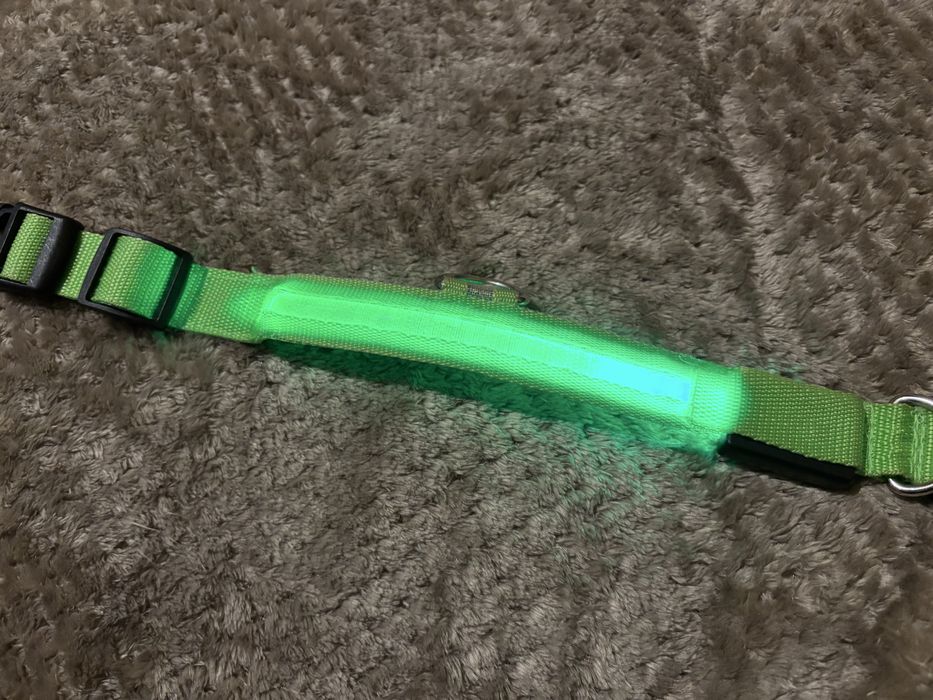 Светеща каишка за куче с USB зареждане
