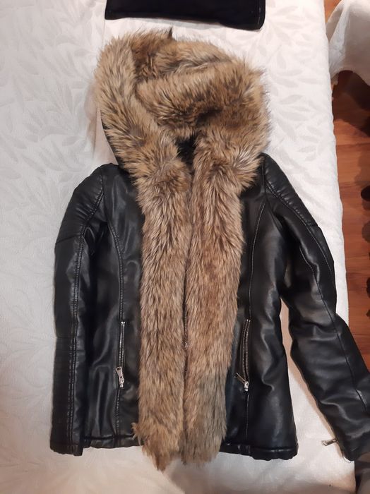 Кожено яке S размер