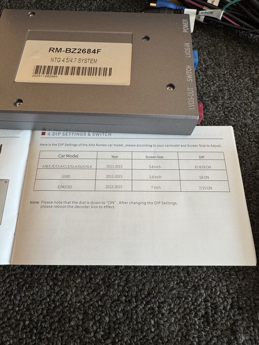 Modul Apple CarPlay Android Auto Mercedes NTG4.5 A B C E CLA ML GLK S