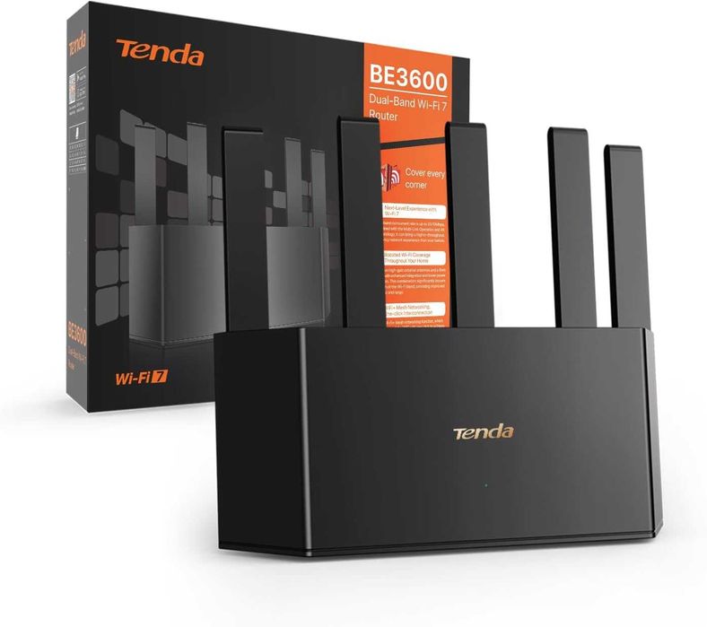 Router Wireless Gigabit Wi-Fi 7 TENDA BE3600 Nou Sigilat Garantie 3ani