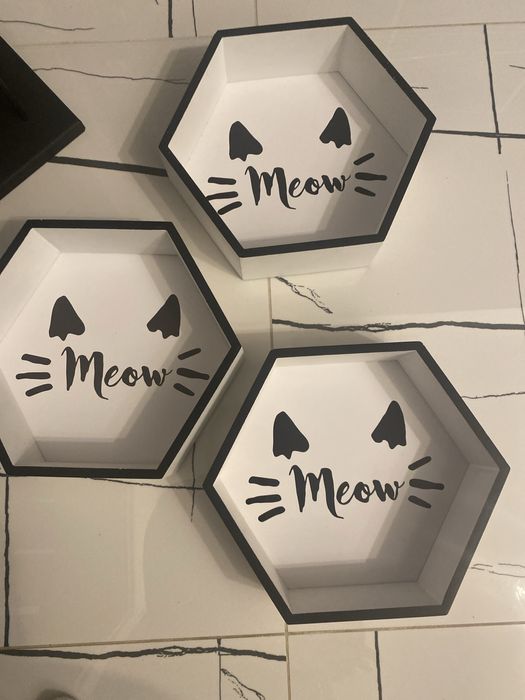 Rafturi etajere camera copil fantezie "cap pisica "