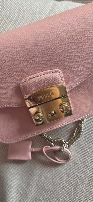 Furla чанта розова