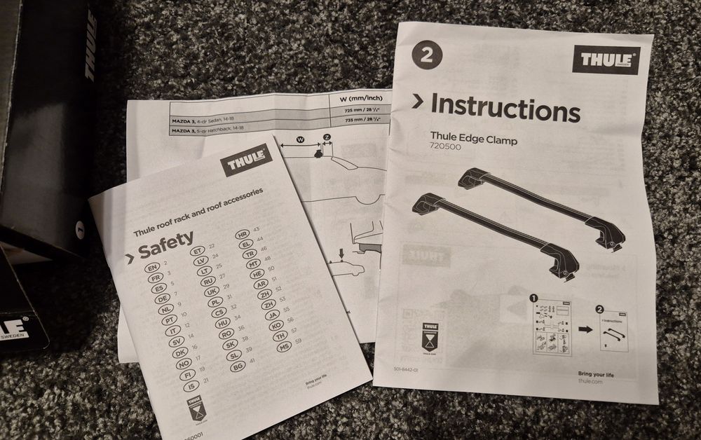 THULE напречни греди