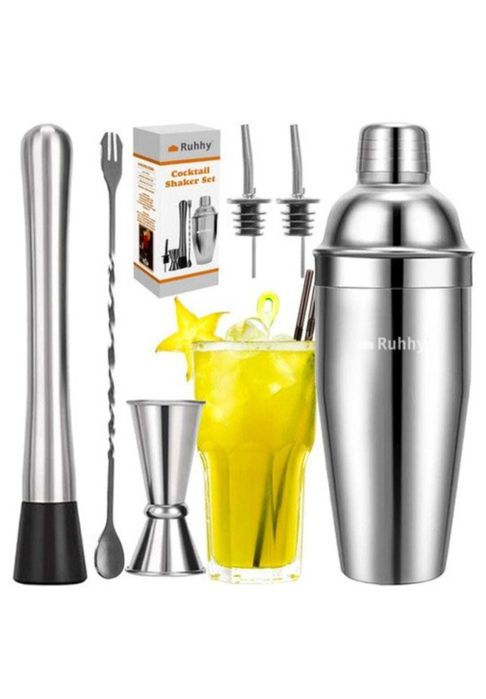 Set Cocktail Shaker Kit pentru barmani 700ml, 6 piese