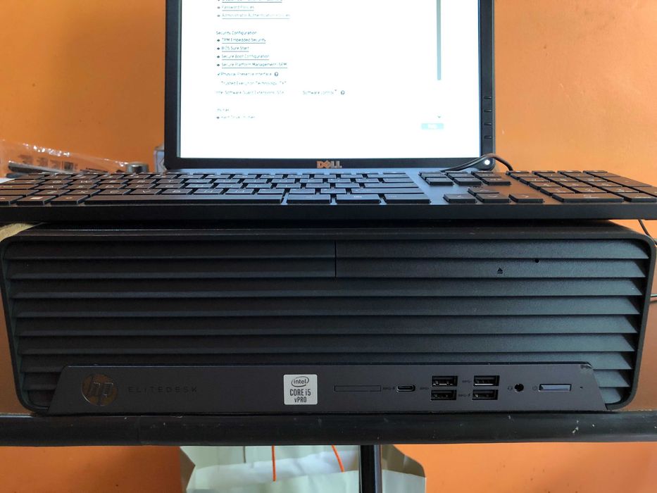 HP EliteDesk 800 G6-SFF-(Slim), Core i5-10500 vPRO, 3.1GHz,16GB RAM DDR4, NO HARD DRIVE-НОВ