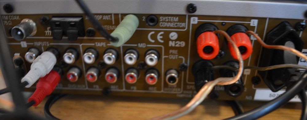 Сет HiFi Стерео Ресийвър и CD плеър DENON DRA-F101