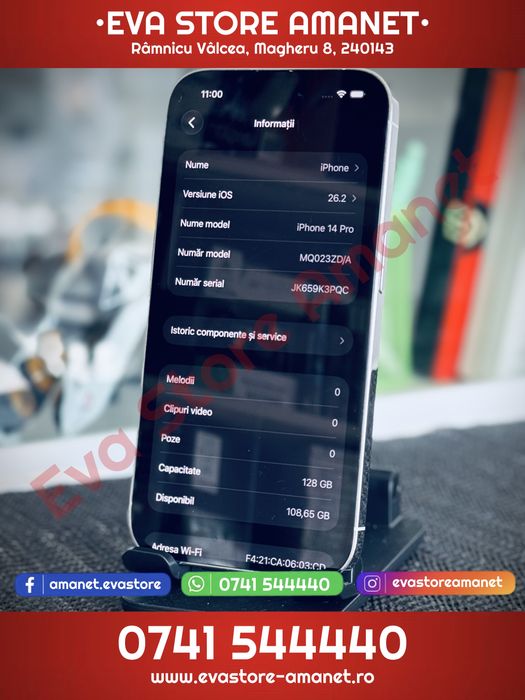 Apple iPhone 14 Pro Silver 128GB Neverlocked