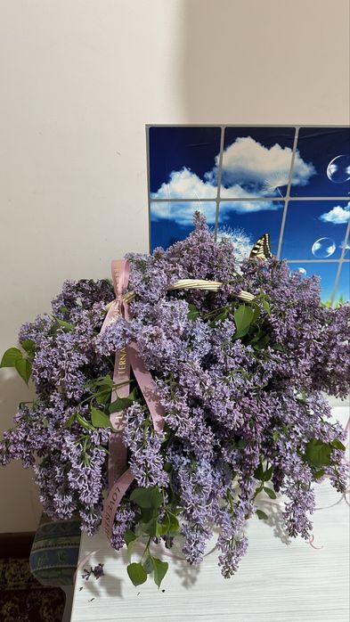 Продаю корзину из сирень