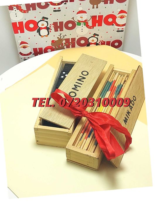 Pachet Cadouri  Joc Marocoo mikadoSi Domino  Transport Gratuit