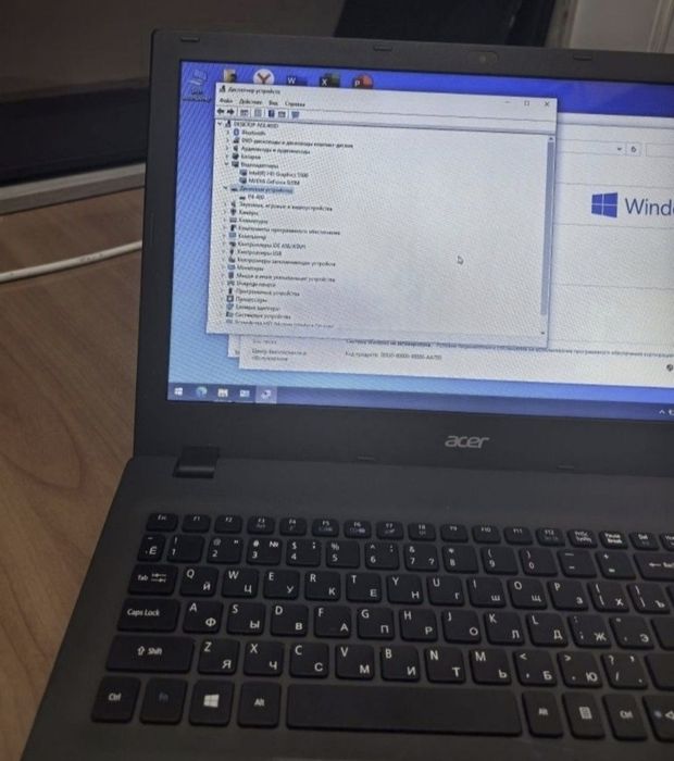 Ноутбук Асер Core i3-5005 SSD 480Gb